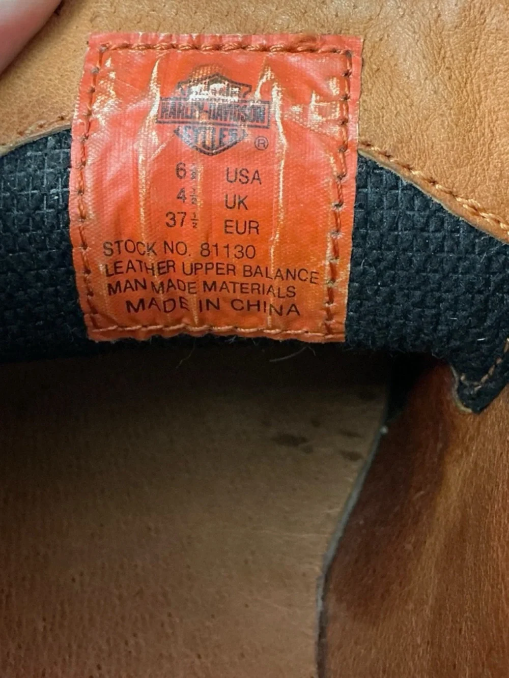 Harley-Davidson Black Leather Buckle Platform Slip-Ons